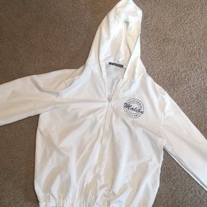 white brandy melville windbreaker